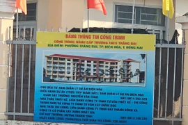 Đồng Nai: Trường THCS Trảng Dài bao giờ hoàn thành?