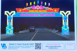 Bình Dương: Gói thầu trang trí cổng chào hơn 1 tỷ về tay Cty dịch vụ VNCT