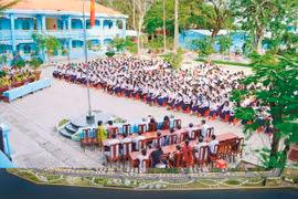 Sóc Trăng: Liên danh 2 nhà thầu thi công trường THCS Viên An