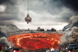 Nếu vứt rác vào núi lửa, chuyện gì sẽ xảy ra? 