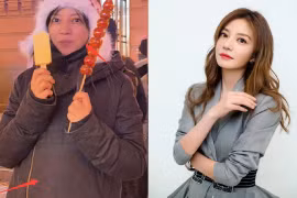 Triệu Vy xuất hiện không trang điểm, mặt phát tướng vì tăng cân quá đà