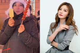 Triệu Vy xuất hiện không trang điểm, mặt phát tướng vì tăng cân quá đà