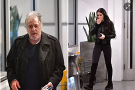 Hình ảnh tài tử 'Bố già' bên tình cũ kém 53 tuổi