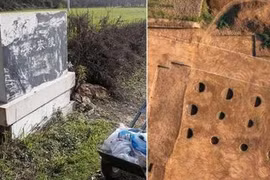 Mở mộ cổ thấy cục pin, cảnh sát lập tức có mặt