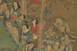 Phóng to bức tranh Đức Phật nhập Niết bàn, giật mình 2 chi tiết lạ