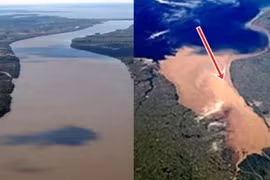 Con sông kỳ lạ nhất thế giới, rộng bằng 1/5 diện tích châu Mỹ