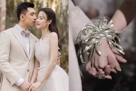 Midu và thiếu gia Minh Đạt làm nghi thức lạ trong tiệc cầu hôn