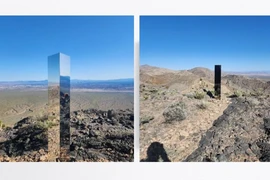 Cấu trúc nguyên khối bí ẩn lại xuất hiện tại sa mạc Mỹ