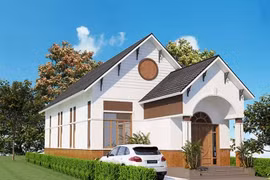 Nhà 3 phòng ngủ dưới 500 triệu đẹp như biệt thự, không gian xanh mát