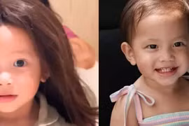 Hà Hồ dở khóc dở cười với hình ảnh con gái Lisa đội tóc giả