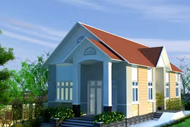 Mẫu nhà 1 tầng chỉ hết 500 triệu, không gian tối ưu ánh sáng