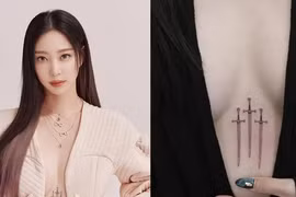 Những hình xăm độc đáo của nữ diễn viên Hàn