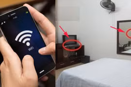 Phát hiện nhà nghỉ, khách sạn có kết nối wifi lạ, nên rời đi ngay