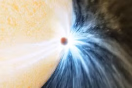 Bắt tại trận khung cảnh hành tinh đang bị Mặt trời nuốt chửng