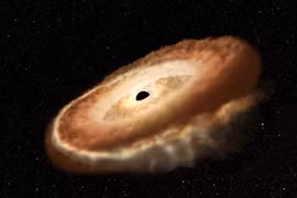 Rùng mình khoảnh khắc hố đen hành hạ, nuốt chủng một ngôi sao 