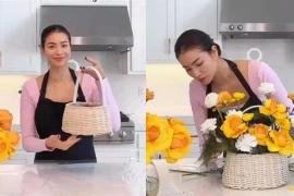 Rút lui khỏi showbiz thời gian dài, Phạm Hương cắm hoa bán kiếm thu nhập? 