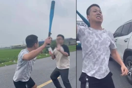 Bắt khẩn cấp tài xế xe bán tải dùng gậy bóng chày đánh người