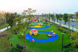 Tỷ lệ đất tối thiểu trồng cây xanh trong nhóm nhà chung cư là 20%