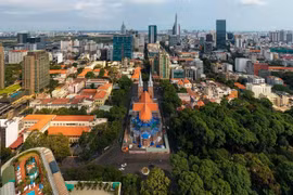 Khu trung tâm quận 1. Ảnh: Zing.