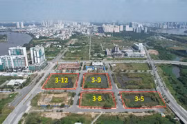 Đấu giá lại 4 lô đất 'vàng' từng bị bỏ cọc tại Thủ Thiêm