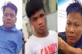 Nhóm đối tượng bị bắt trước đó.