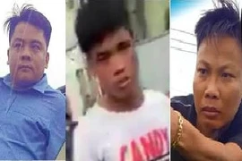 Nhóm đối tượng bị bắt trước đó.