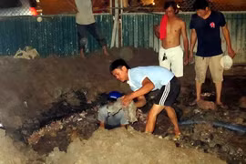 Vỡ đường ống nước, đơn vị thi công phải đền 30 triệu