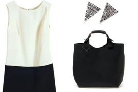 Thời thượng với gam màu đen và trắng