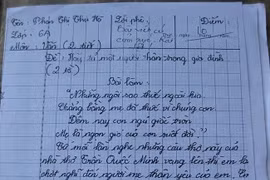 Hai bài văn điểm 10 khiến dân mạng “rưng rưng nước mắt“