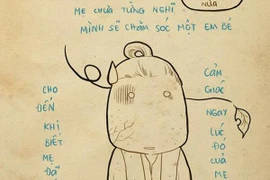 “Khóc rưng rức” với bộ tranh “Nhật ký của mẹ” 