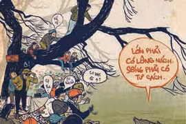 “Phê như con tê tê” lại tung loạt tranh vẽ mới