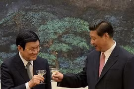 Chủ tịch TQ: Trung-Việt kiên định hợp tác hữu nghị