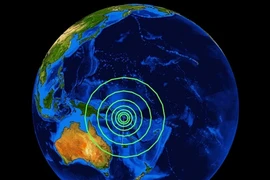 Động đất mạnh tạo ra sóng thần ở Thái Bình Dương