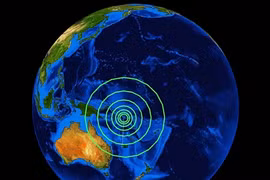 Động đất mạnh tạo ra sóng thần ở Thái Bình Dương