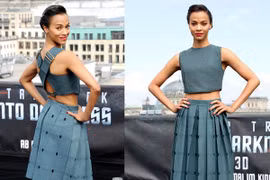 Crop-top và váy cạp cao hút hồn mỹ nữ 