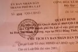 Vi phạm luật, UBND TP Đà Lạt thua kiện