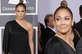 Bóc mác hàng hiệu của J.Lo tại lễ trao giải Grammy 2013