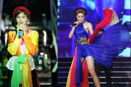 Sao Việt “lạ” đủ kiểu với áo tứ thân