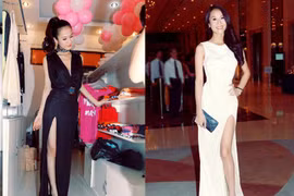 Thái Hà mê tít đầm xẻ cao