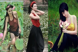 Mỹ nhân đua nhau về quê tạo dáng