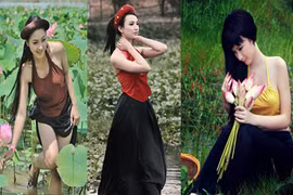 Mỹ nhân đua nhau về quê tạo dáng