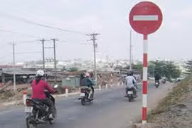 Rước họa vào thân khi đi ngược chiều