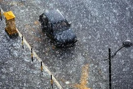 Thanh Hóa xuất hiện mưa đá bất thường