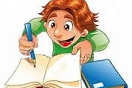 Học sinh tiểu học làm thơ