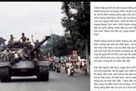 Sốt mạng ảnh “độc” mừng chiến thắng 30/4