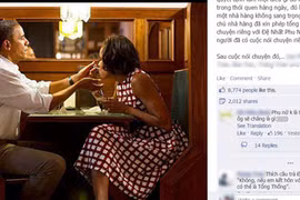 Vợ chồng Tổng thống Mỹ Obama làm “nóng” Facebook Việt