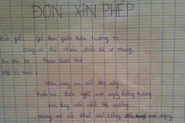 Đơn xin nghỉ học bằng thơ lục bát