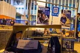 Hàng trăm doanh nhân ngủ ngoài đường để gây quỹ từ thiện