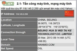 Hacker Trung Quốc tấn công máy tính Phó cục trưởng cảnh sát