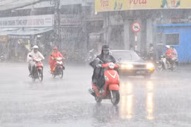 Miền Bắc đề phòng mưa giông dịp cuối tuần